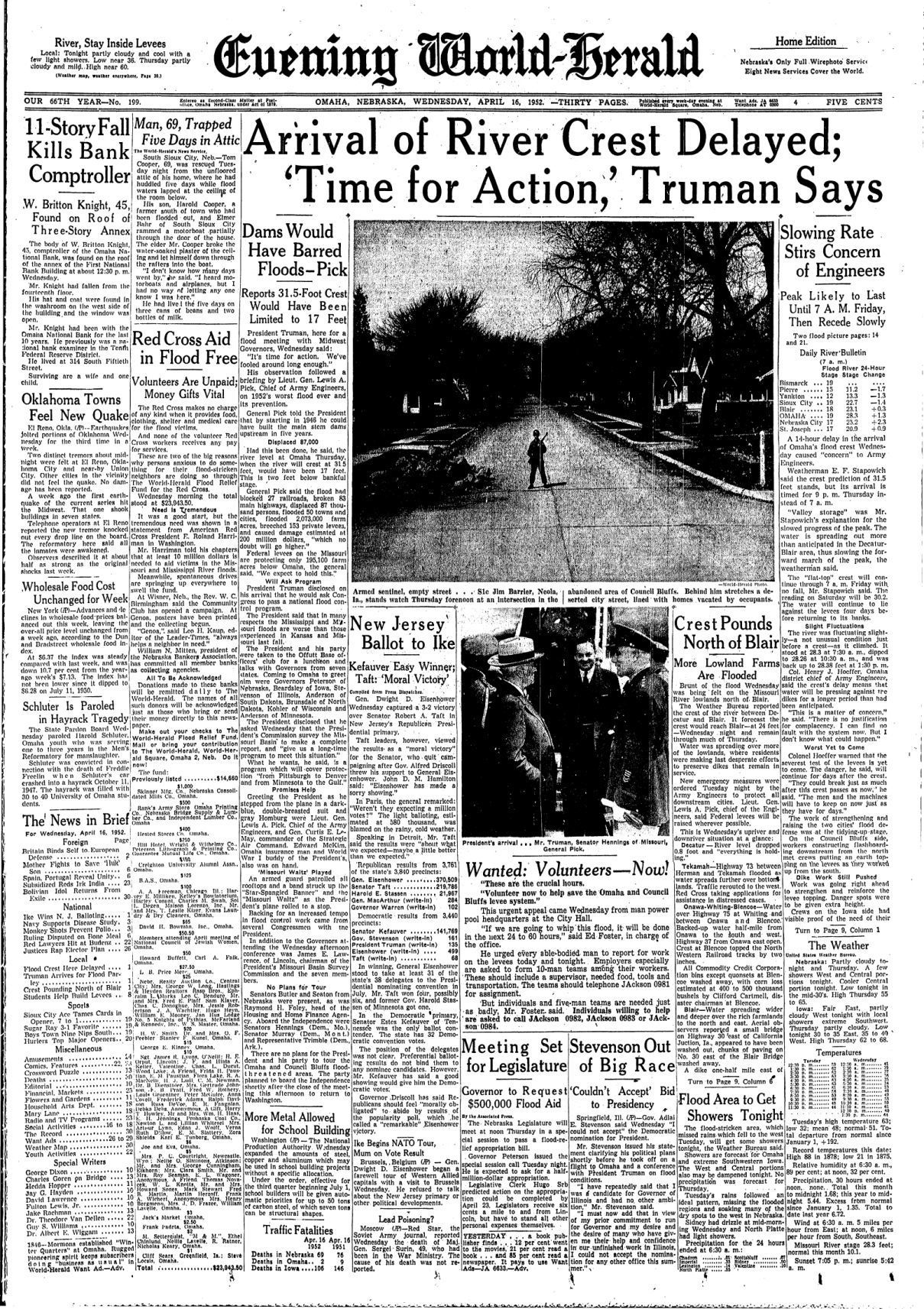 1952: Flooding